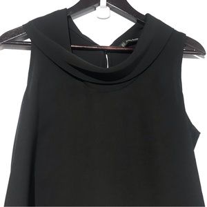ZARA Black Crowl Neck Sleeveless Blouse XS